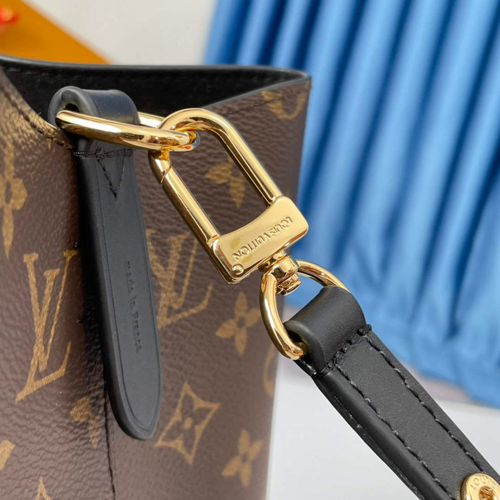 Louis Vuitton M44020 NéoNoé MM Bucket Bag Monogram Black - 26 x 26 x 17.5 cm / Black - View 8
