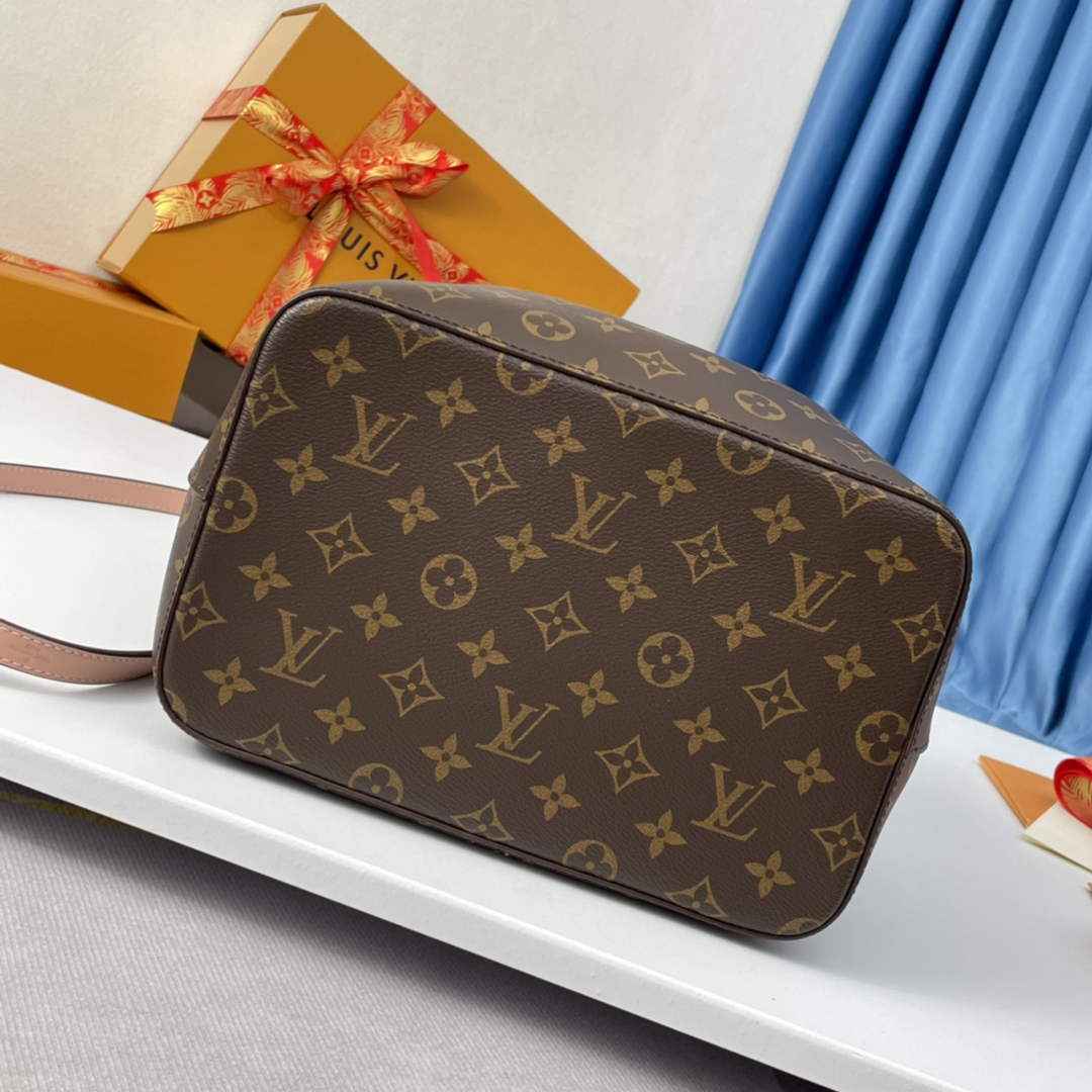 Louis Vuitton M44022 NéoNoé MM Bucket Bag Monogram Pink