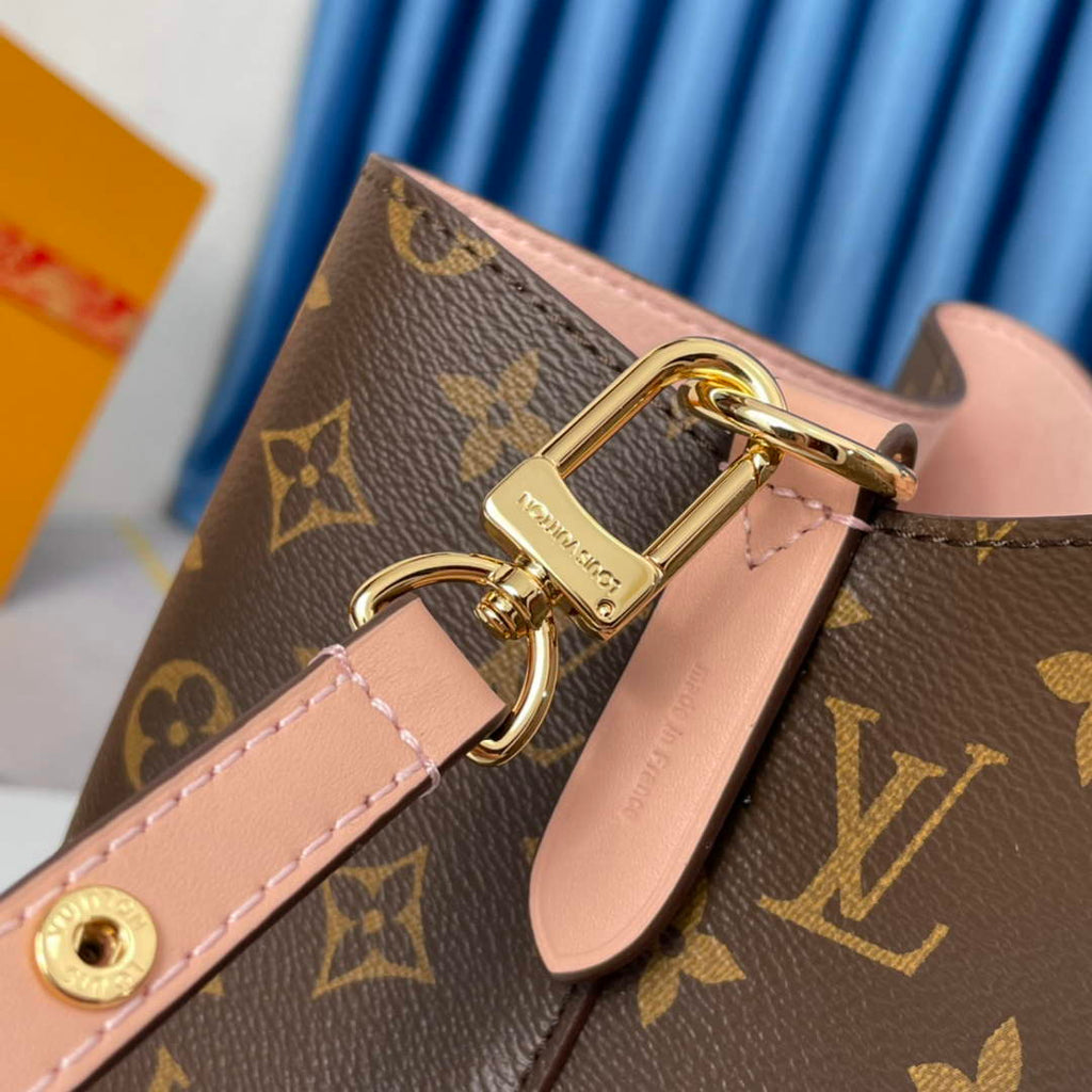 Louis Vuitton M44022 NéoNoé MM Bucket Bag Monogram Pink - 26 x 26 x 17.5 cm / Pink - View 6