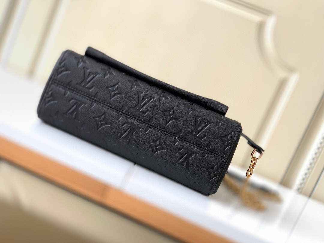 Louis Vuitton M44151 Vavin PM Monogram Empreinte Leather Black