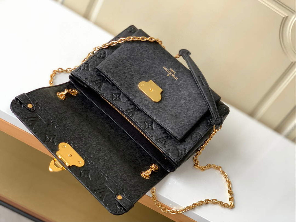Louis Vuitton M44151 Vavin PM Monogram Empreinte Leather Black - Default Title - View 6