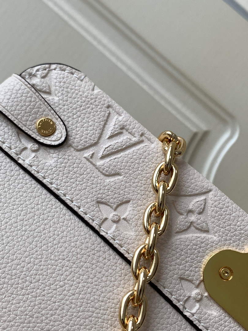 Louis Vuitton M44151 Vavin PM Monogram Empreinte Leather Beige - Default Title - View 7