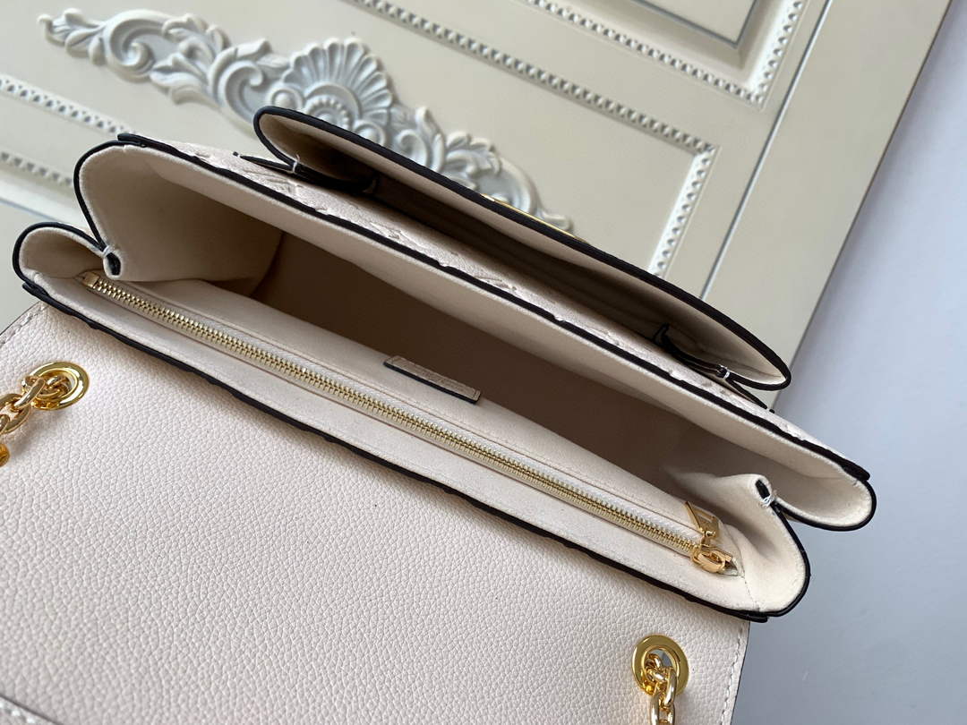 Louis Vuitton M44151 Vavin PM Monogram Empreinte Leather Beige - Default Title - View 8