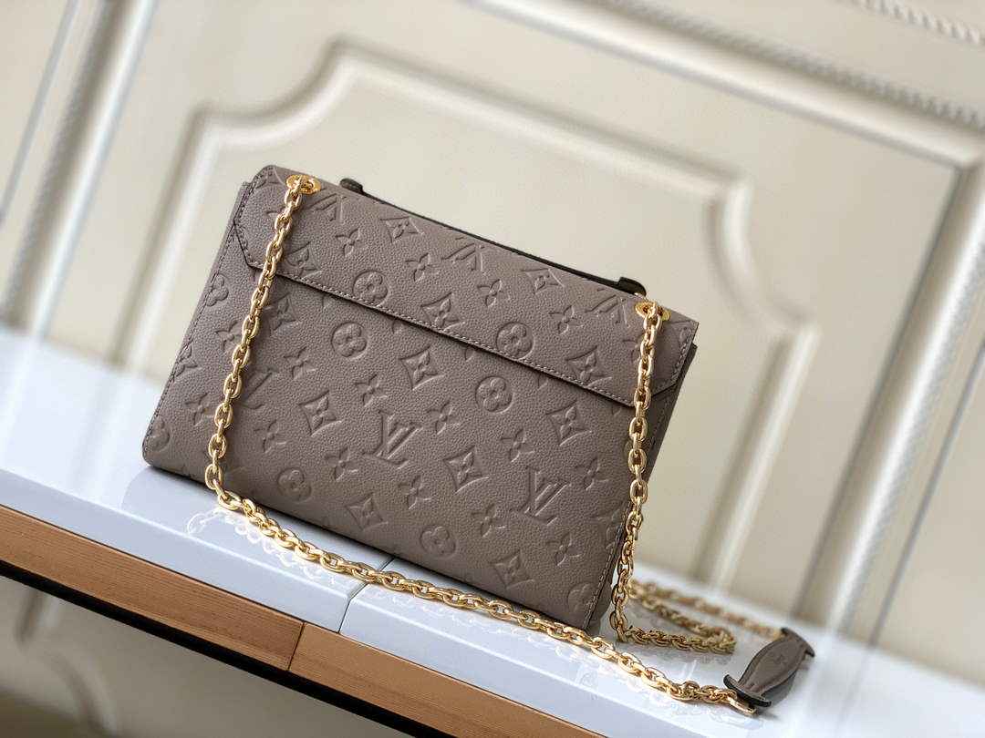 Louis Vuitton M44929 Vavin PM Monogram Empreinte Leather kakhi
