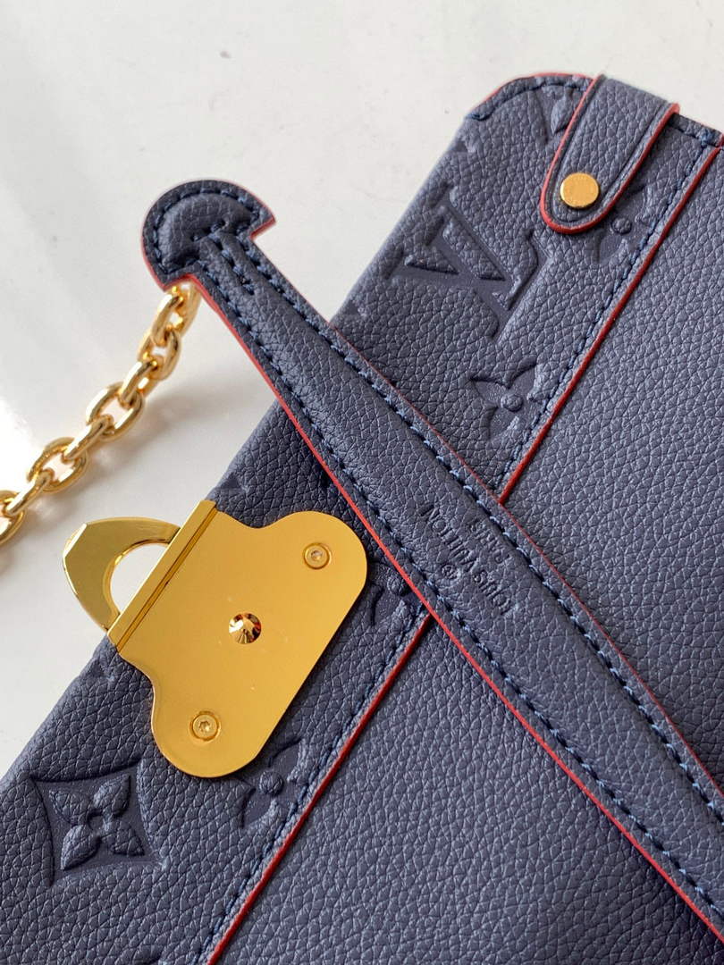 Louis Vuitton M52271 Vavin PM Monogram Empreinte Leather Navy Blue - Default Title - View 6