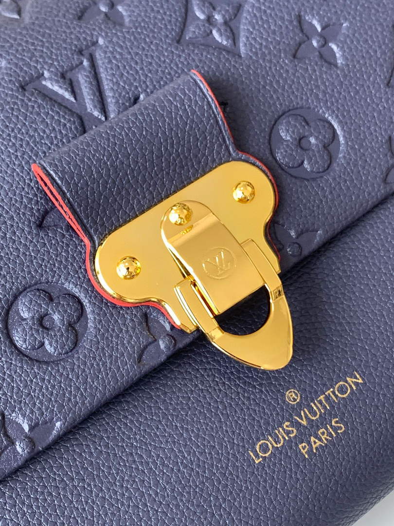 Louis Vuitton M52271 Vavin PM Monogram Empreinte Leather Navy Blue - Default Title - View 7