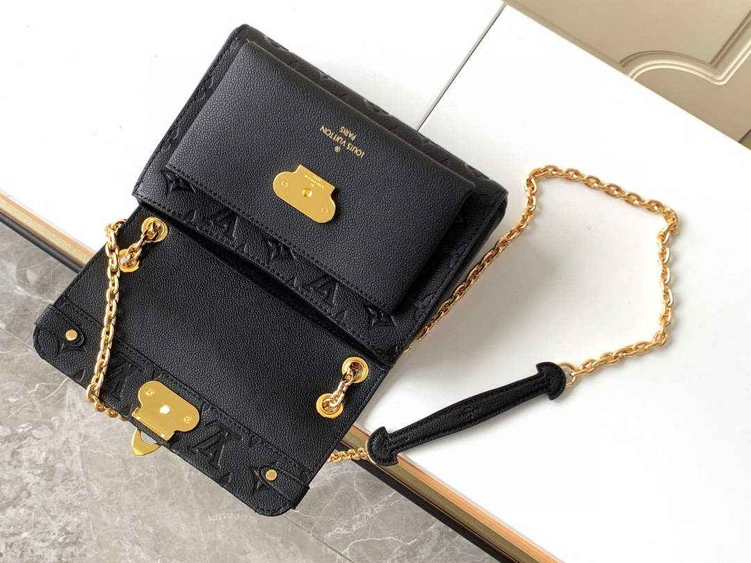 Louis Vuitton M44550 Vavin BB Monogram Empreinte Leather Black