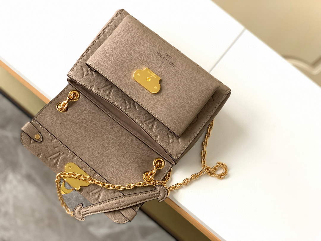Louis Vuitton M44550 Vavin BB Monogram Empreinte Leather Kakhi - Default Title - View 6