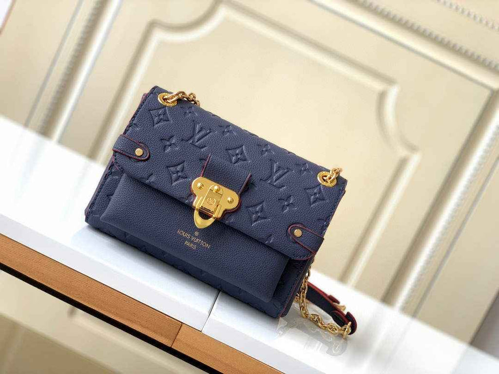 Louis Vuitton M44550 Vavin BB Monogram Empreinte Leather Navy Blue