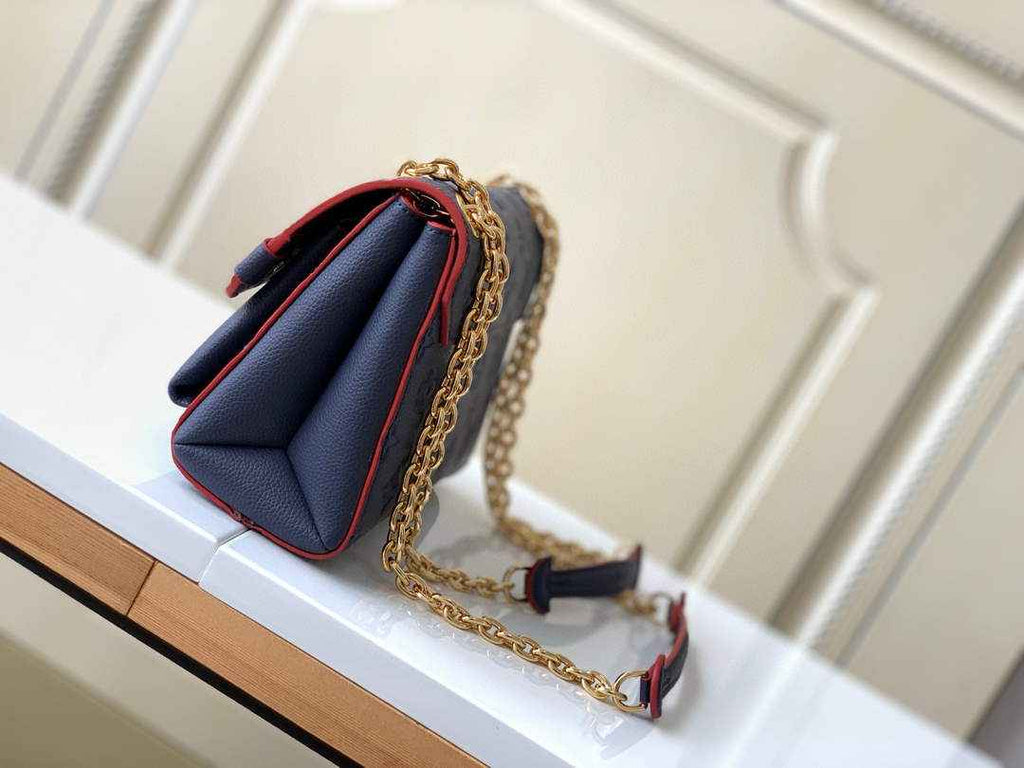 Louis Vuitton M44550 Vavin BB Monogram Empreinte Leather Navy Blue