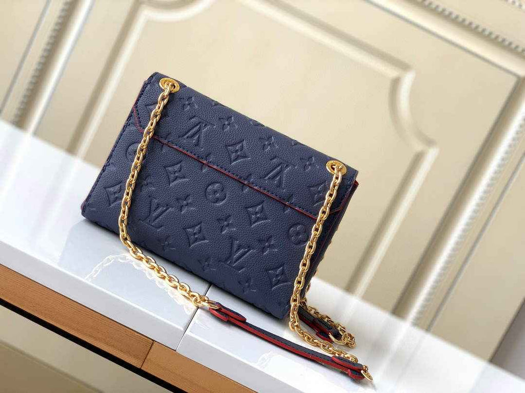 Louis Vuitton M44550 Vavin BB Monogram Empreinte Leather Navy Blue