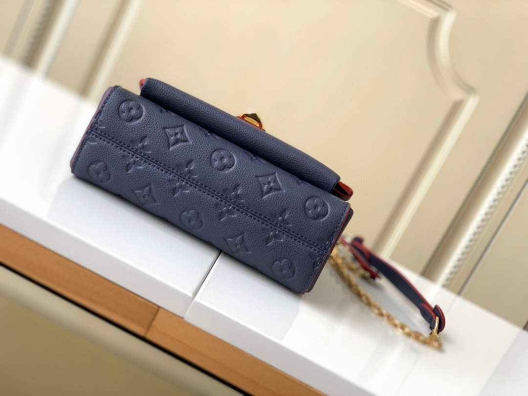 Louis Vuitton M44550 Vavin BB Monogram Empreinte Leather Navy Blue