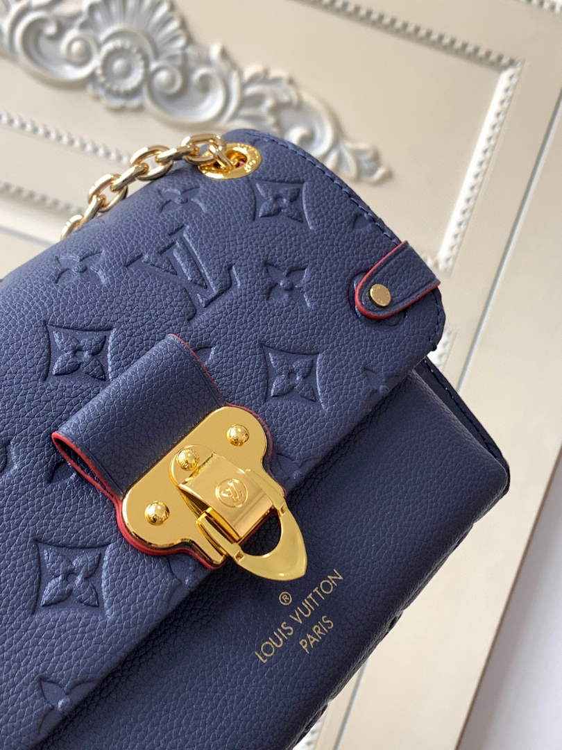Louis Vuitton M44550 Vavin BB Monogram Empreinte Leather Navy Blue