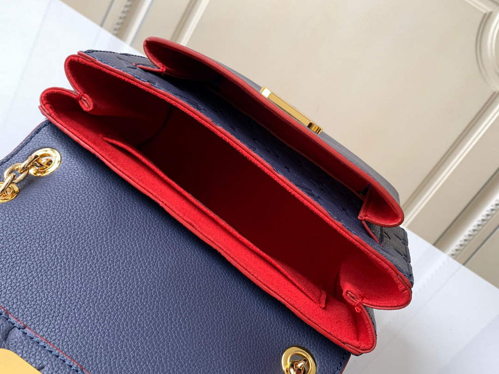 Louis Vuitton M44550 Vavin BB Monogram Empreinte Leather Navy Blue - Default Title - View 8