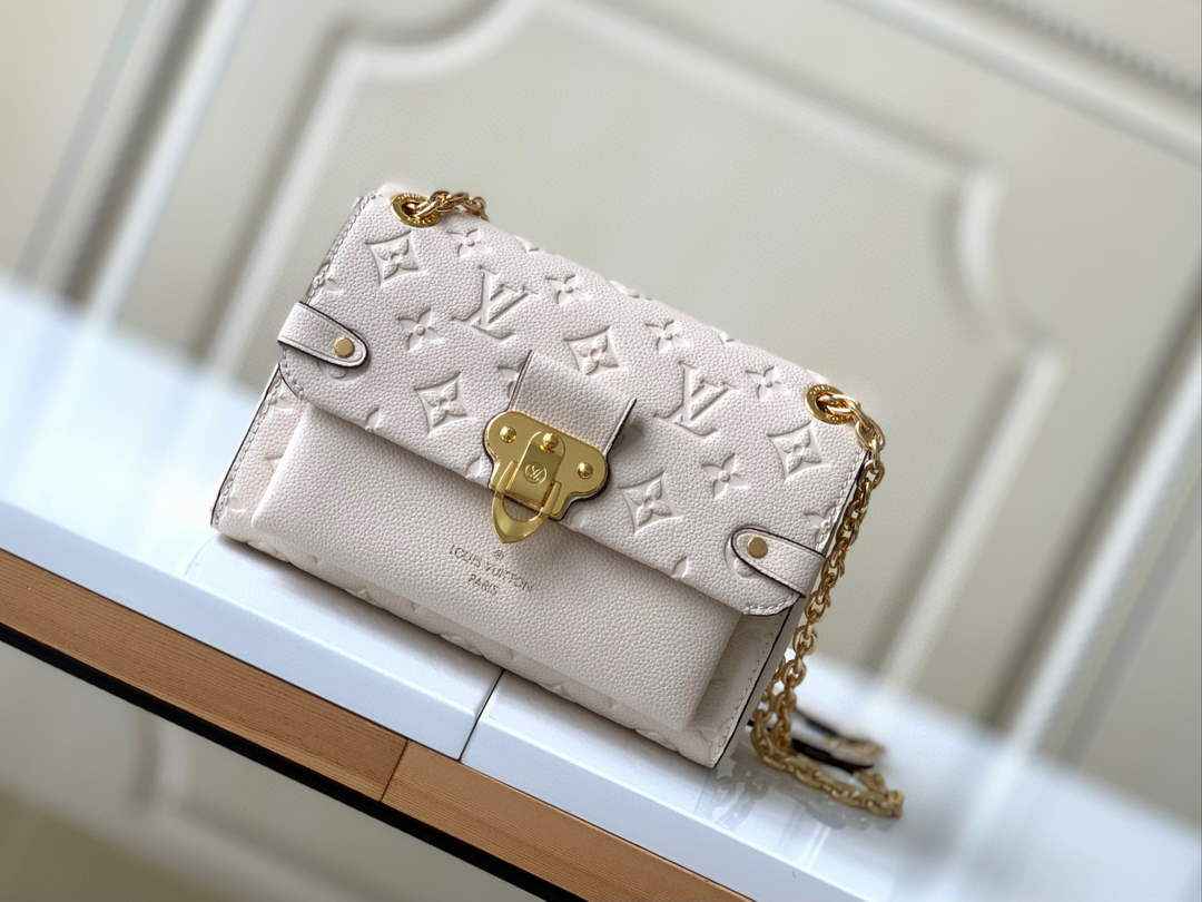 Louis Vuitton M44553 Vavin BB Monogram Empreinte Leather Beige