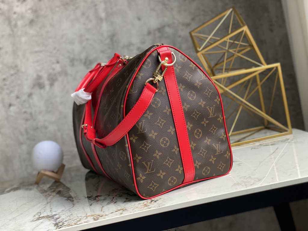 Louis Vuitton M44740 Keepall Bandoulière 50 Travel Bag Monogram Canvas