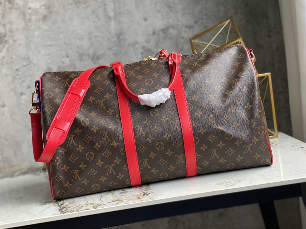 Louis Vuitton M44740 Keepall Bandoulière 50 Travel Bag Monogram Canvas