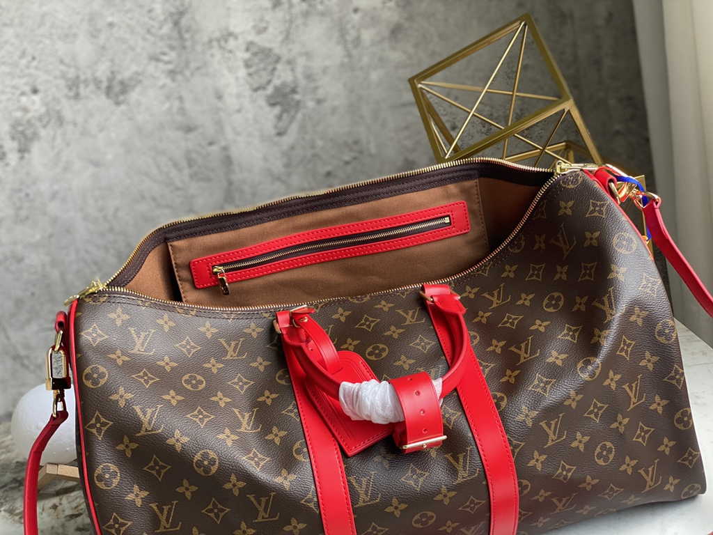 Louis Vuitton M44740 Keepall Bandoulière 50 Travel Bag Monogram Canvas