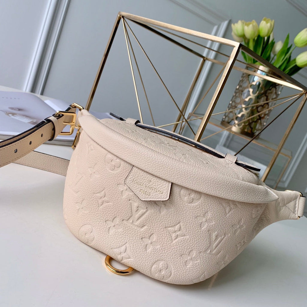 Louis Vuitton M44812 Bumbag Monogram Empreinte Leather Beige
