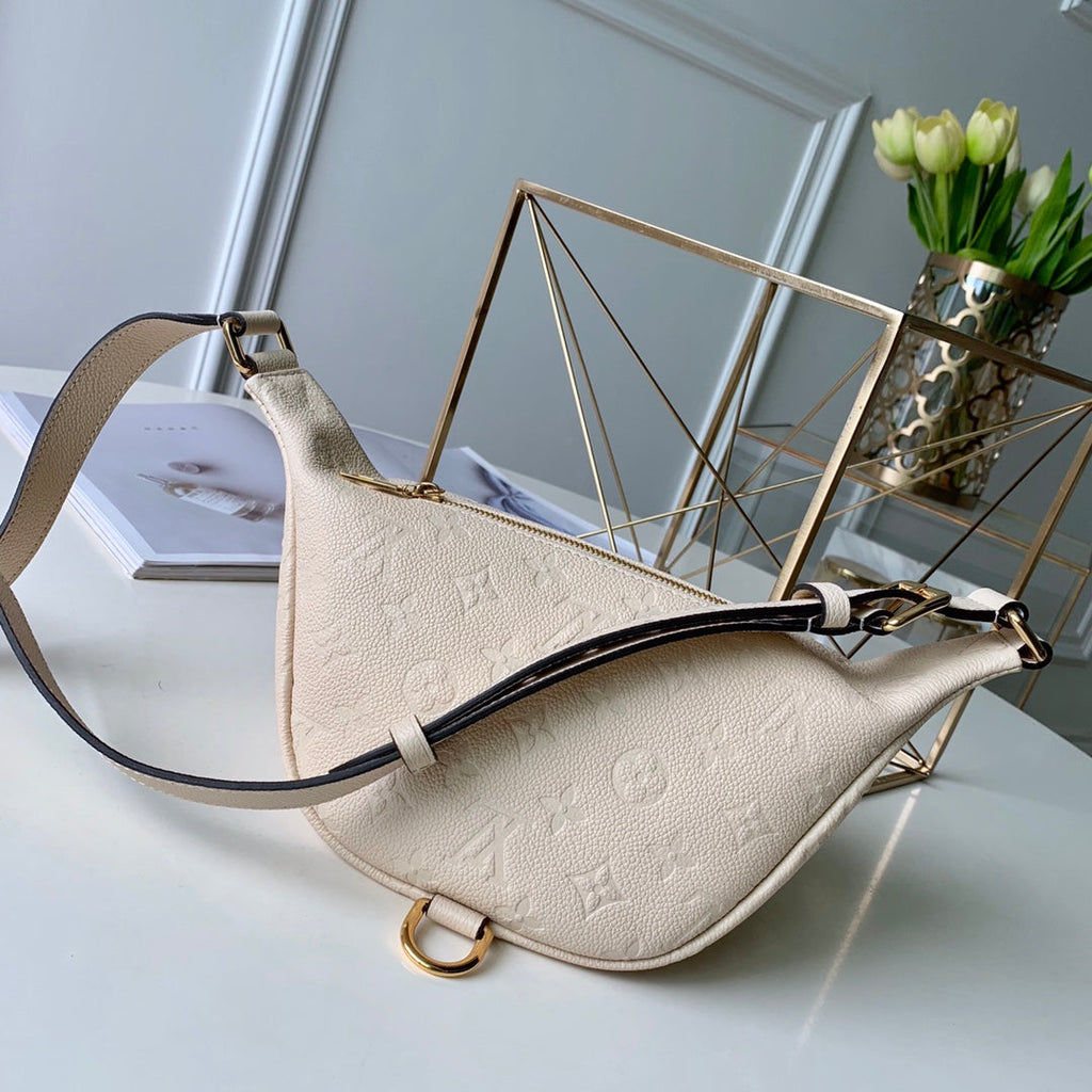Louis Vuitton M44812 Bumbag Monogram Empreinte Leather Beige