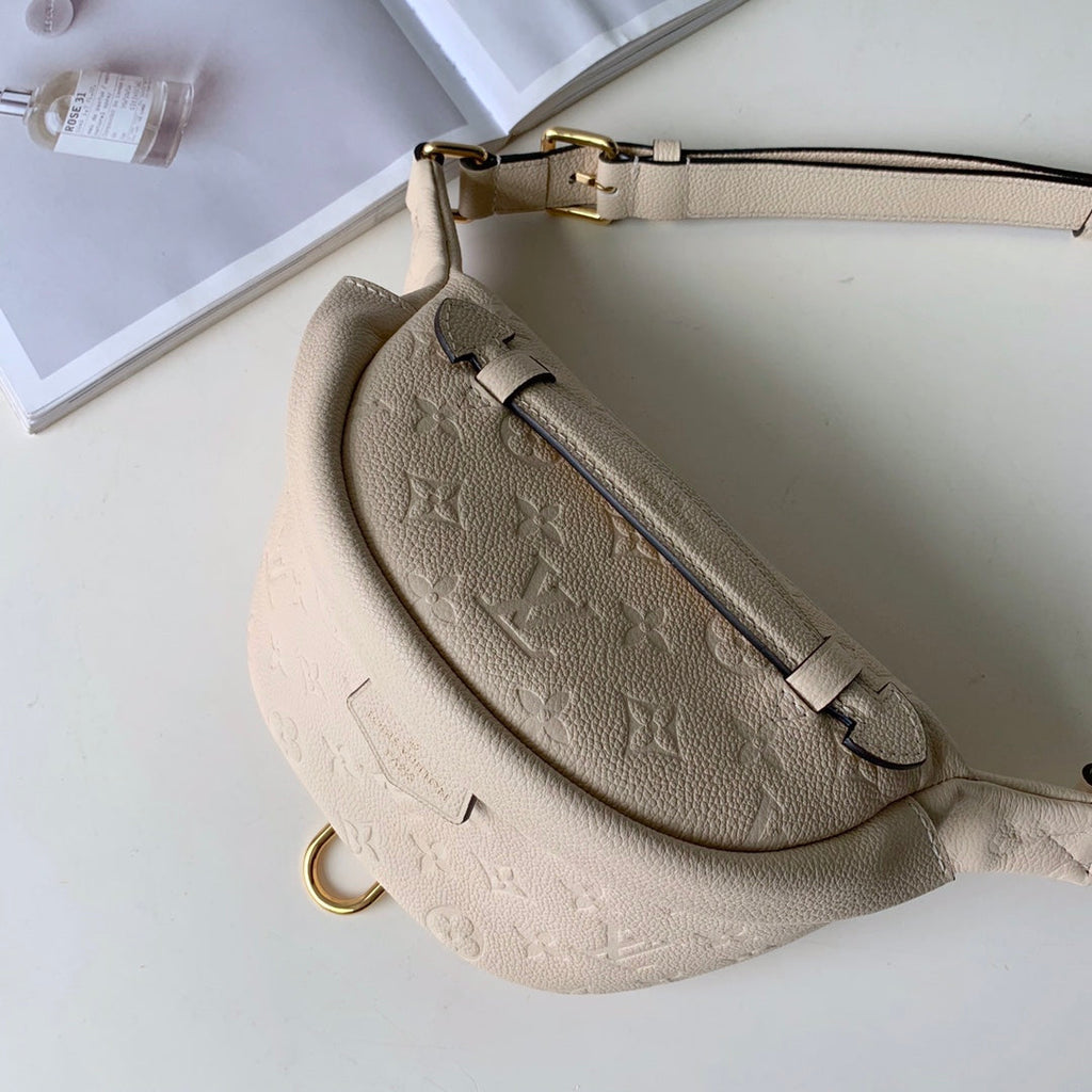 Louis Vuitton M44812 Bumbag Monogram Empreinte Leather Beige