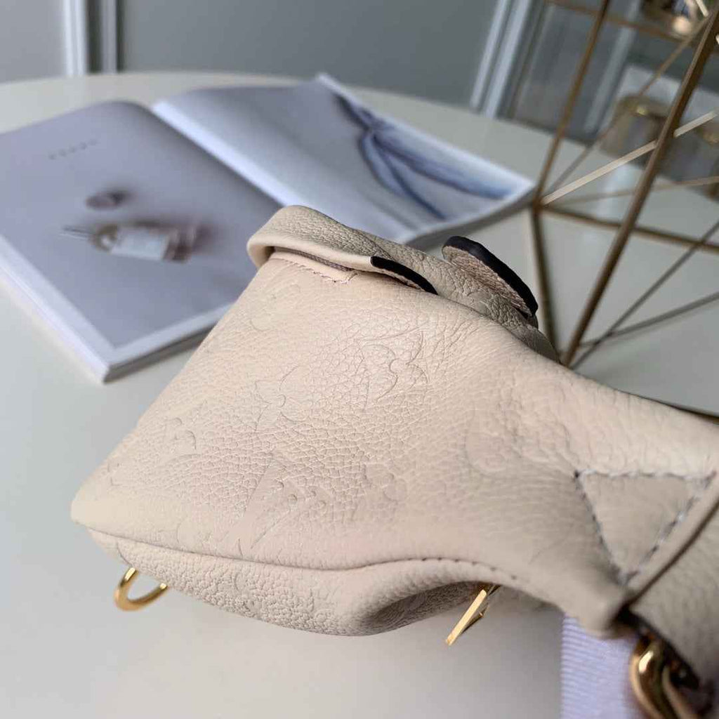 Louis Vuitton M44812 Bumbag Monogram Empreinte Leather Beige