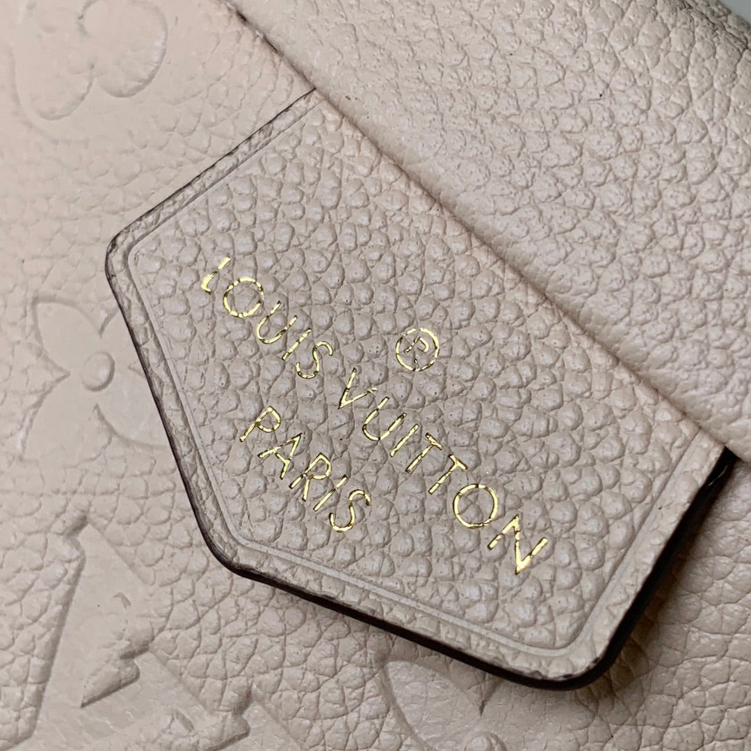Louis Vuitton M44812 Bumbag Monogram Empreinte Leather Beige