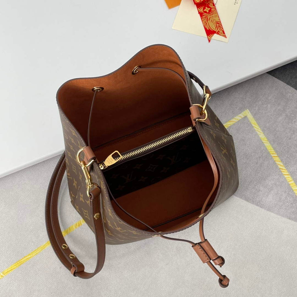 Louis Vuitton M44887 NéoNoé MM Bucket Bag Monogram Brown - 26 x 26 x 17.5 cm / Brown - View 9