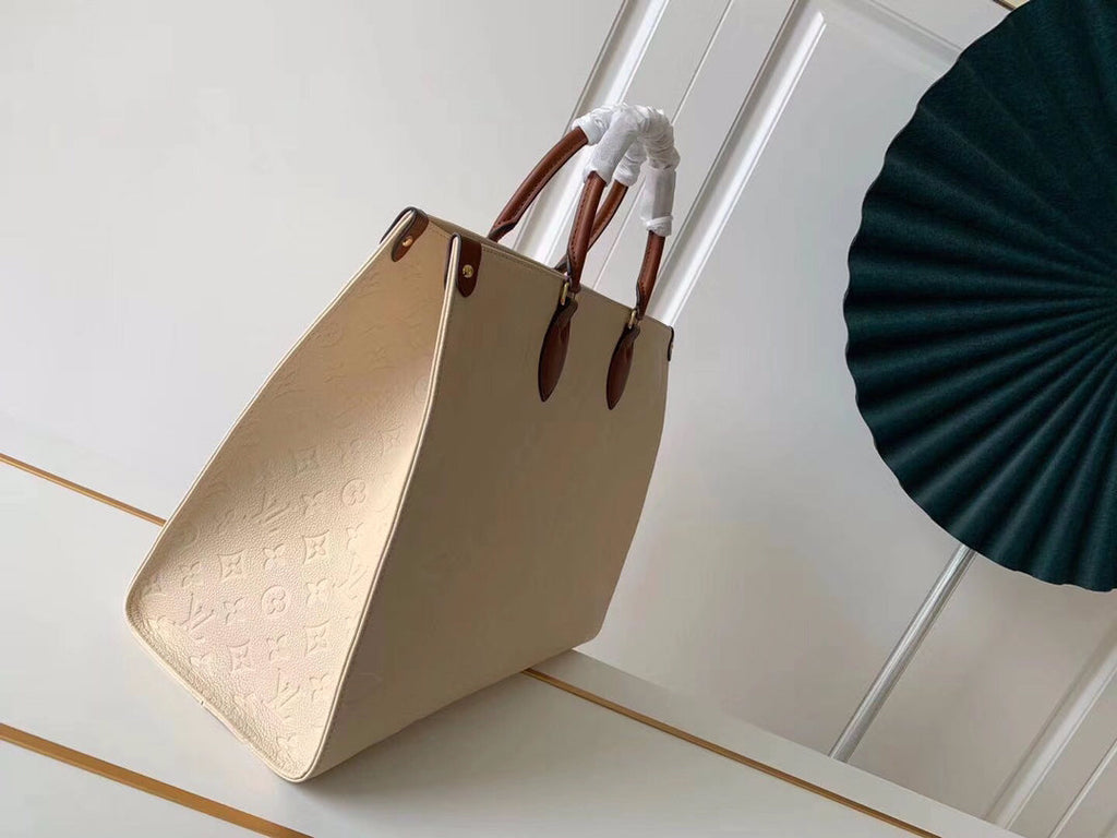 Louis Vuitton M44925 OnTheGo GM Tote Bag Leather Beige - Default Title - View 2