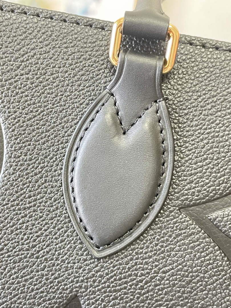 Louis Vuitton M44925 OnTheGo GM Tote Bag Monogram Leather Black - Default Title - View 6
