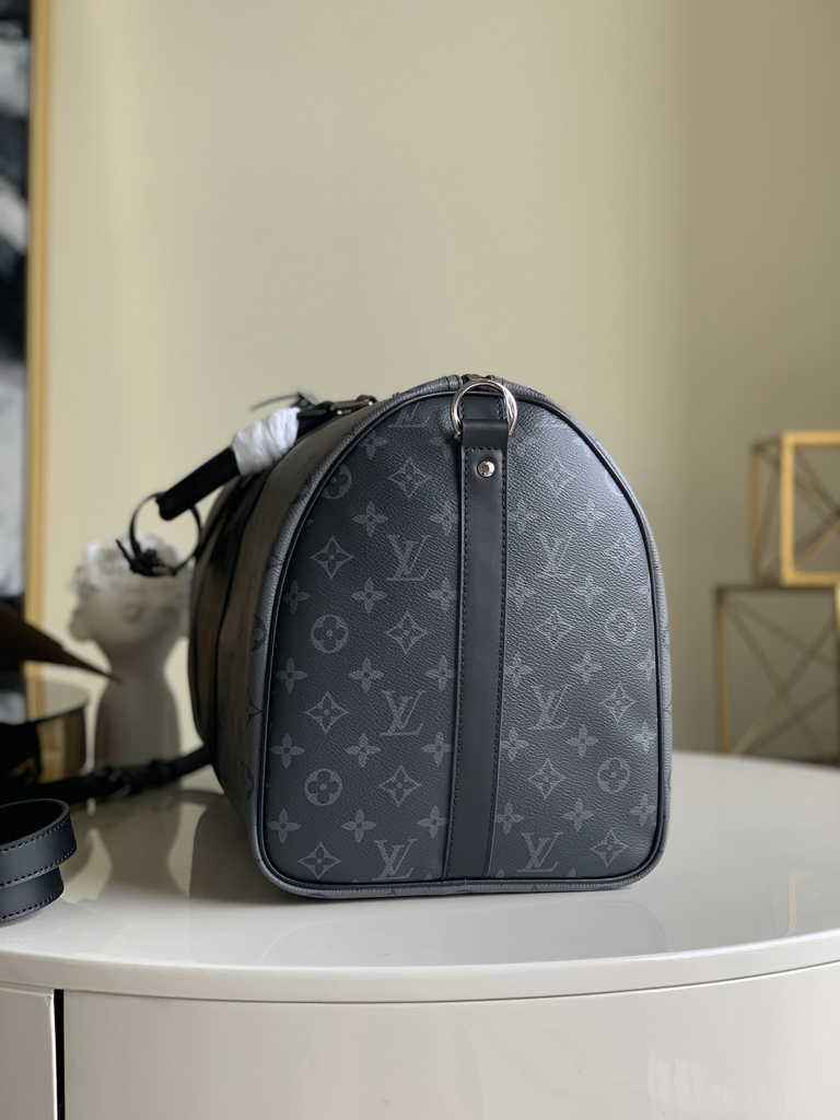 Louis Vuitton M45392 Keepall Bandoulière 50 Monogram Eclipse Canvas Travel bag