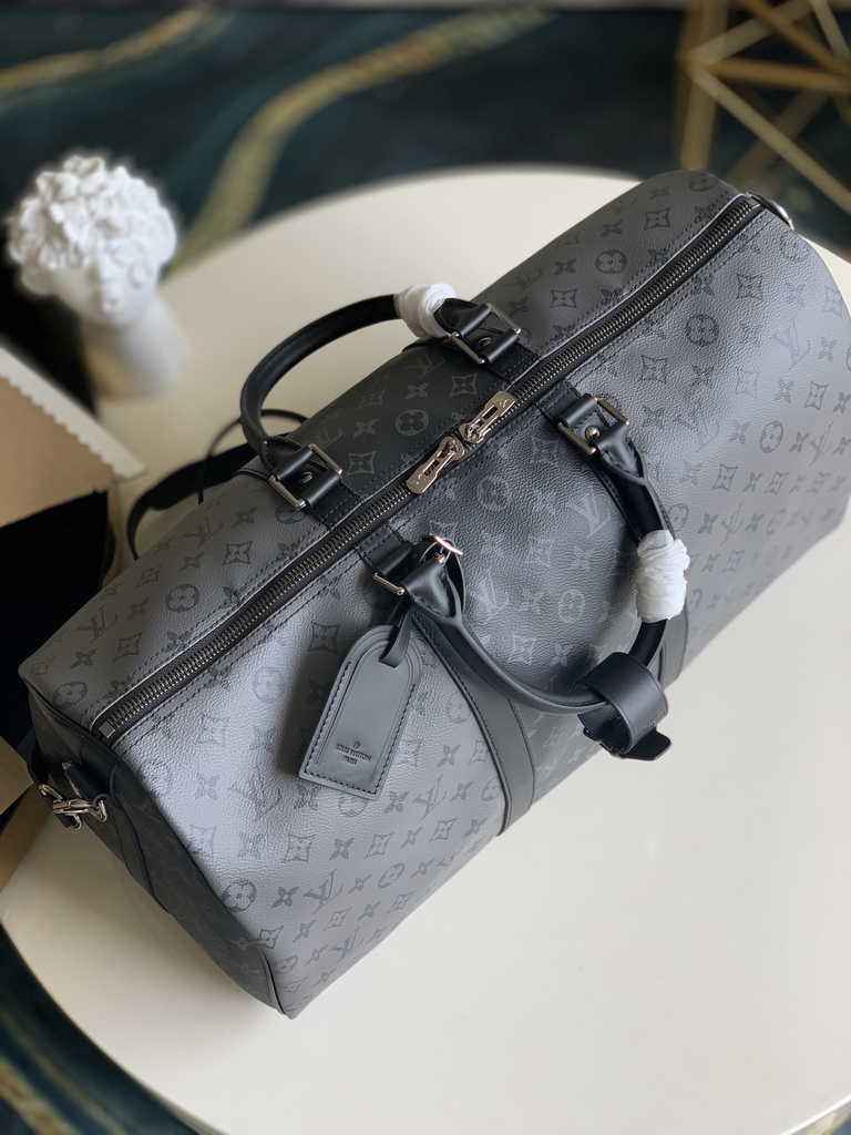 Louis Vuitton M45392 Keepall Bandoulière 50 Monogram Eclipse Canvas Travel bag