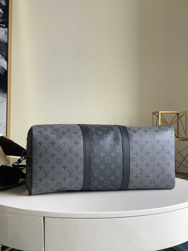 Louis Vuitton M45392 Keepall Bandoulière 50 Monogram Eclipse Canvas Travel bag