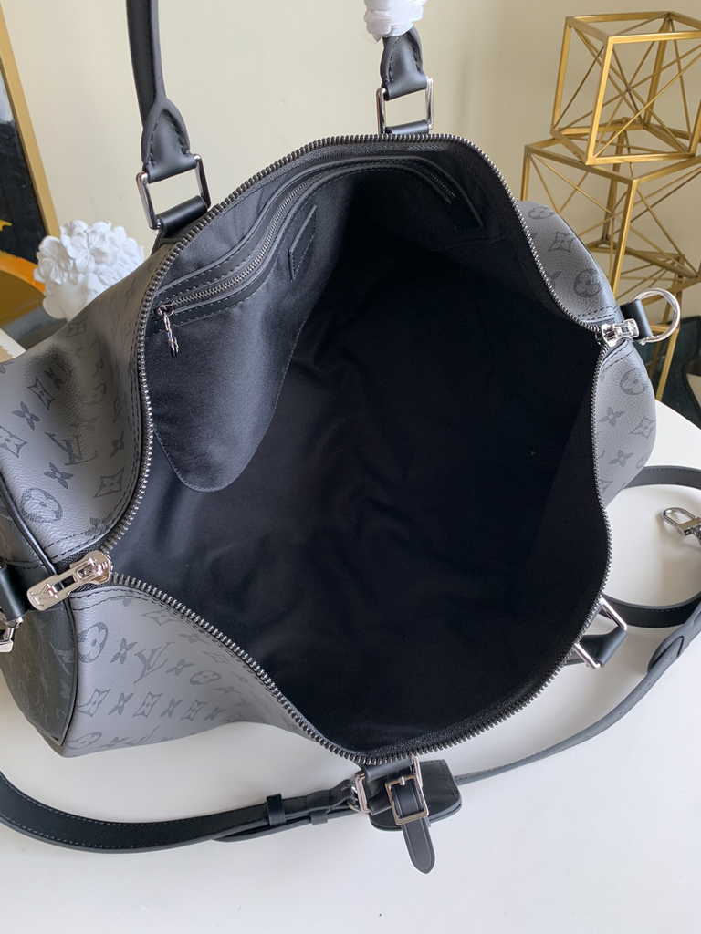 Louis Vuitton M45392 Keepall Bandoulière 50 Monogram Eclipse Canvas Travel bag