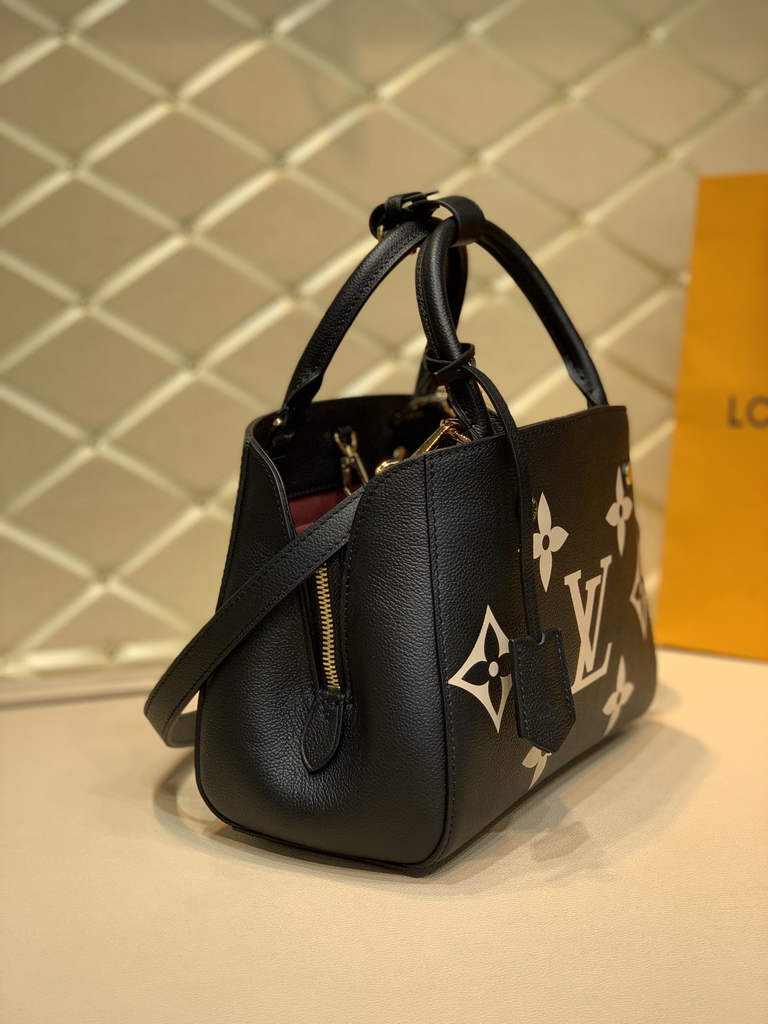 Louis Vuitton M45489 Montaigne BB Bicolor Monogram Leather Black - Default Title - View 2