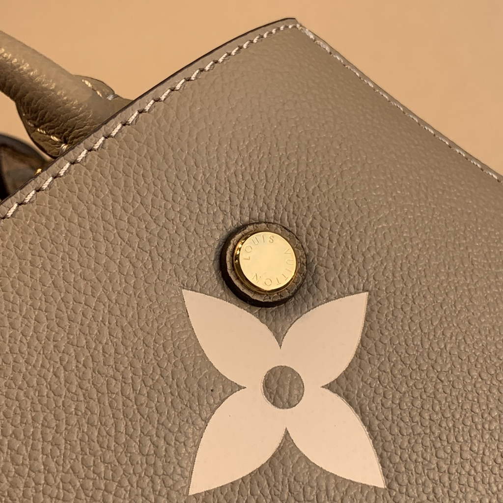 Louis Vuitton M45489 Montaigne BB Bicolor Monogram Leather Gray - Default Title - View 5