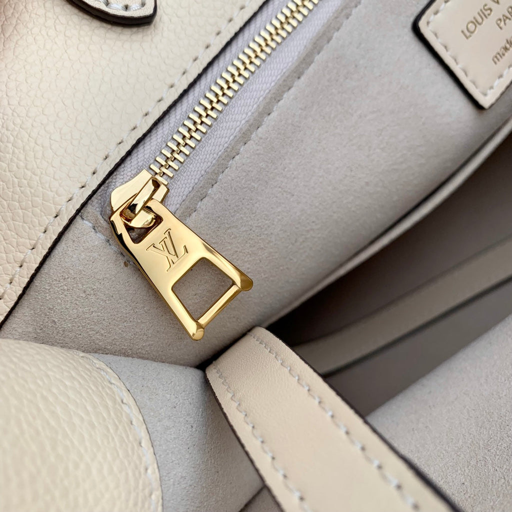 Louis Vuitton M45595 OnTheGo MM Tote Bag Beige - Default Title - View 9