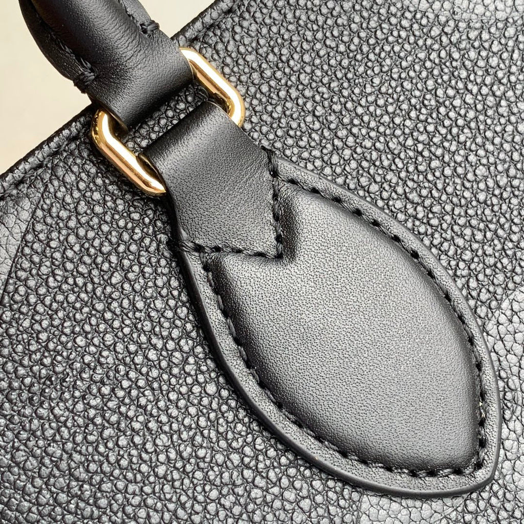 Louis Vuitton M45595 OnTheGo MM Tote Bag Black - Default Title - View 4