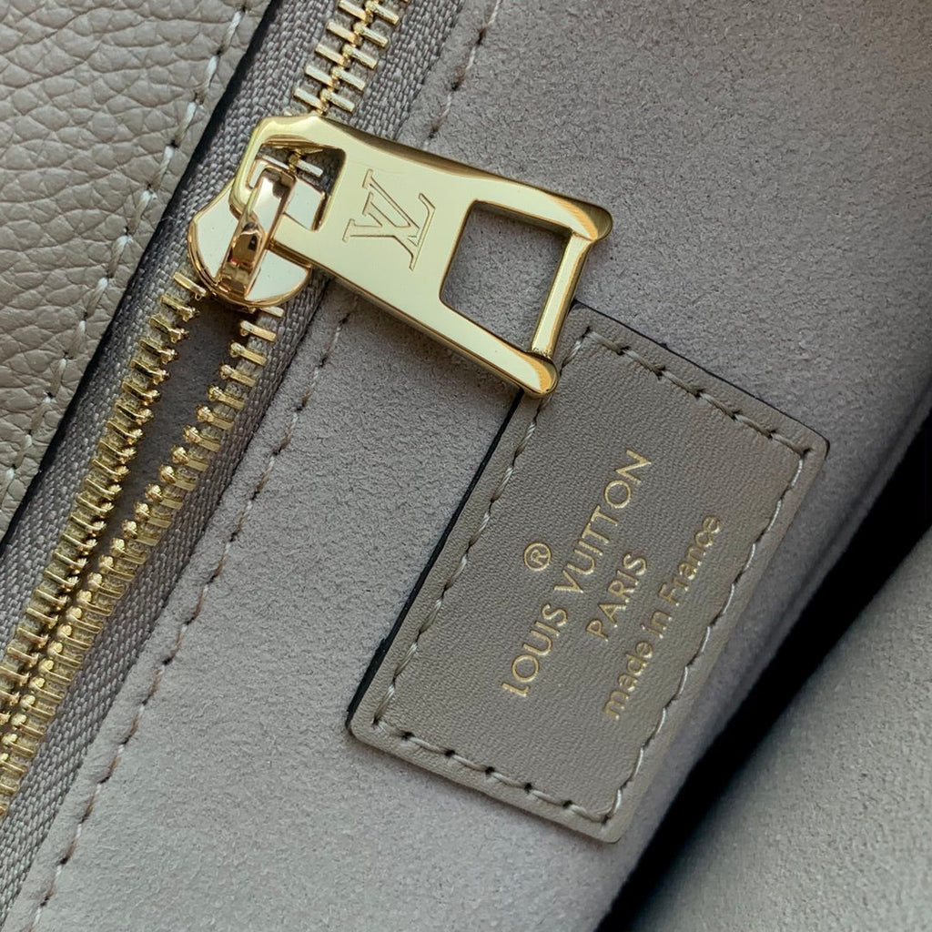 Louis Vuitton M45607 OnTheGo MM Tote Bag Beige - Default Title - View 7