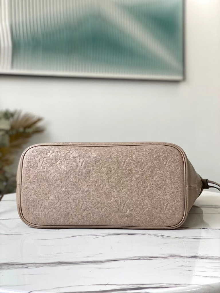 Louis Vuitton M45686 Braided Neverfull MM Bag Embossed cowhide leather