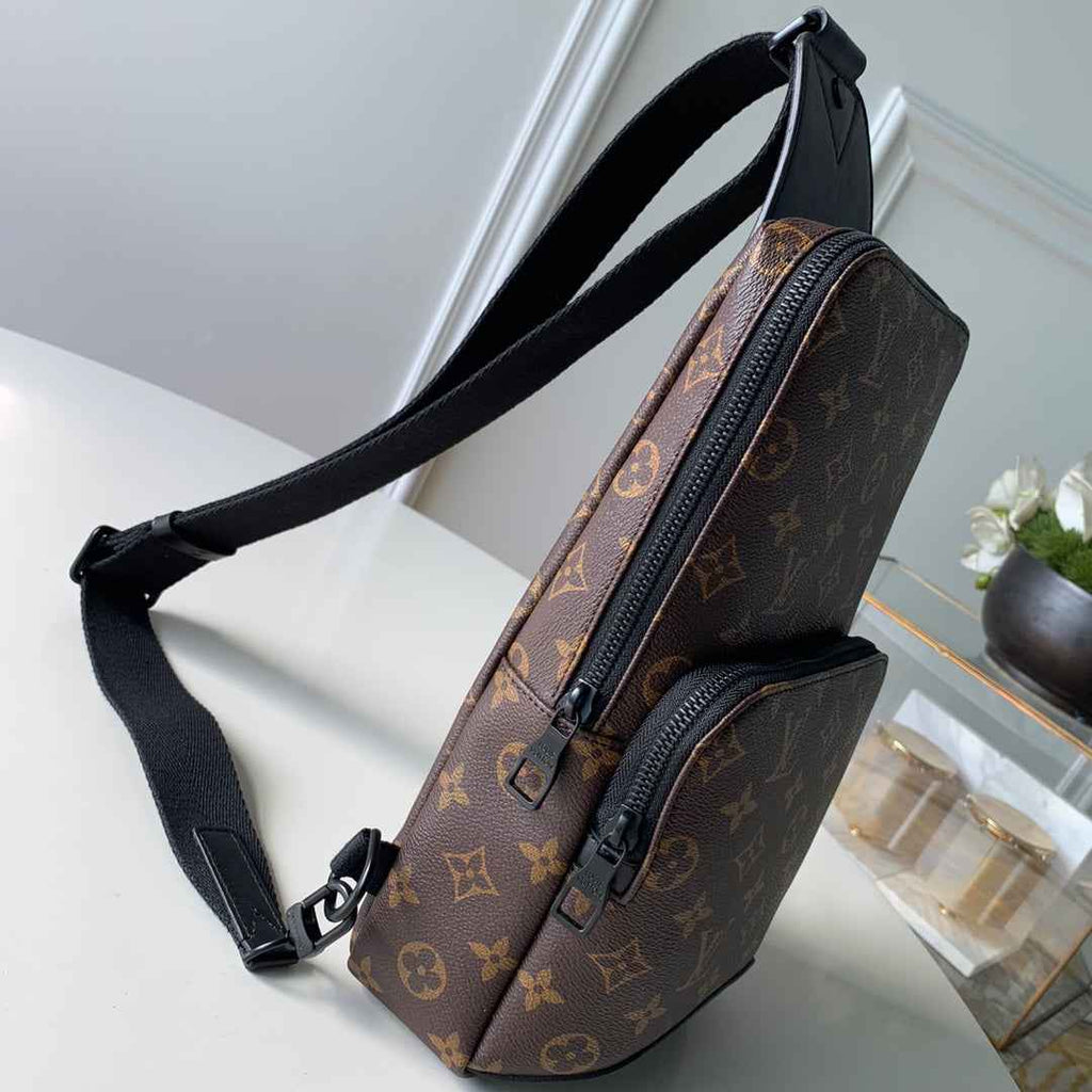 Louis Vuitton M45897 Avenue Sling Bag Monogram Macassar Canvas