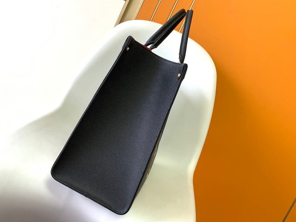 Louis Vuitton M45945 OnTheGo GM Tote Bag Monogram Leather Black - Default Title - View 2