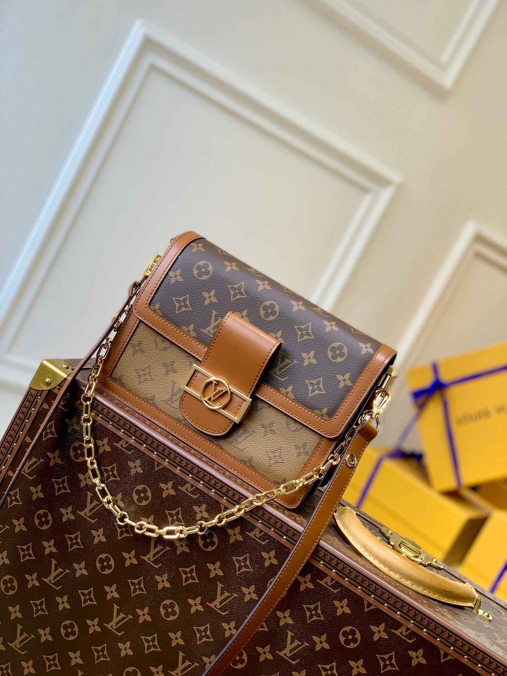 Louis Vuitton M45958 Dauphine MM Shoulder bag monogram
