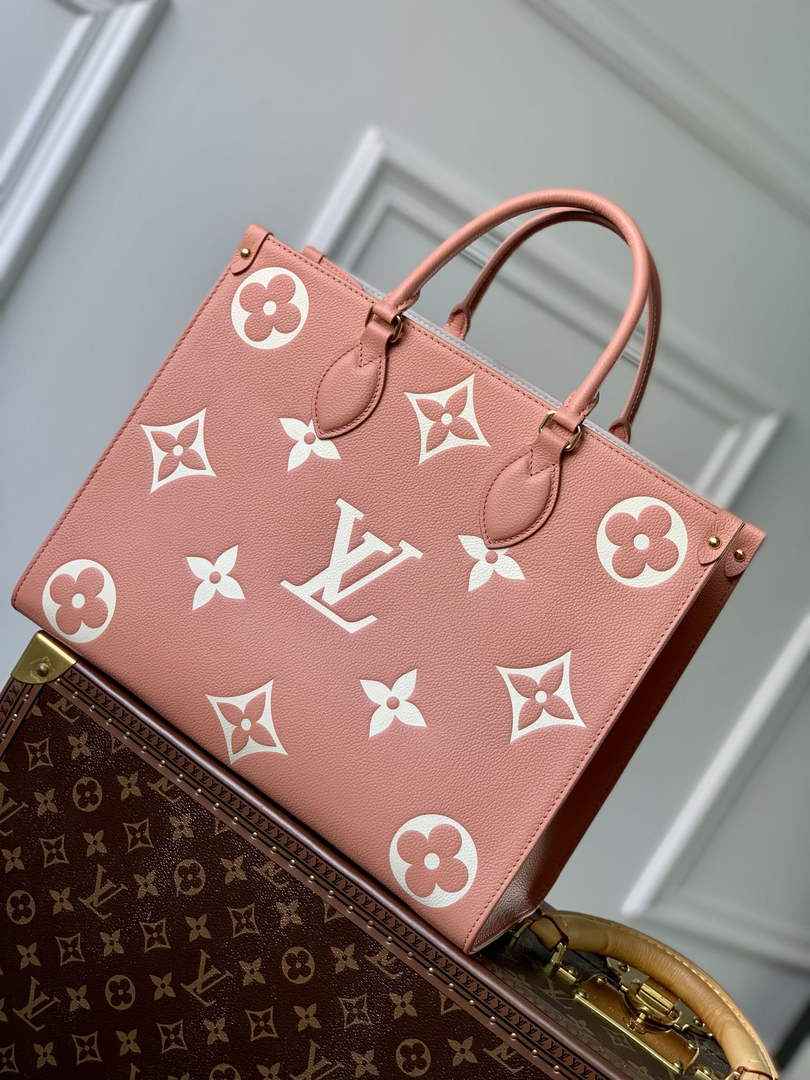 Louis Vuitton M45982 OnTheGo MM Tote Bag Pink - Default Title - View 2