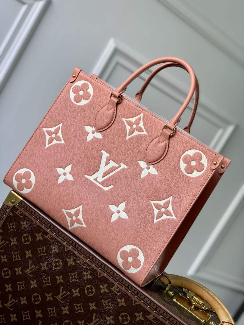 Louis Vuitton M45982 OnTheGo MM Tote Bag Pink - Default Title - View 2