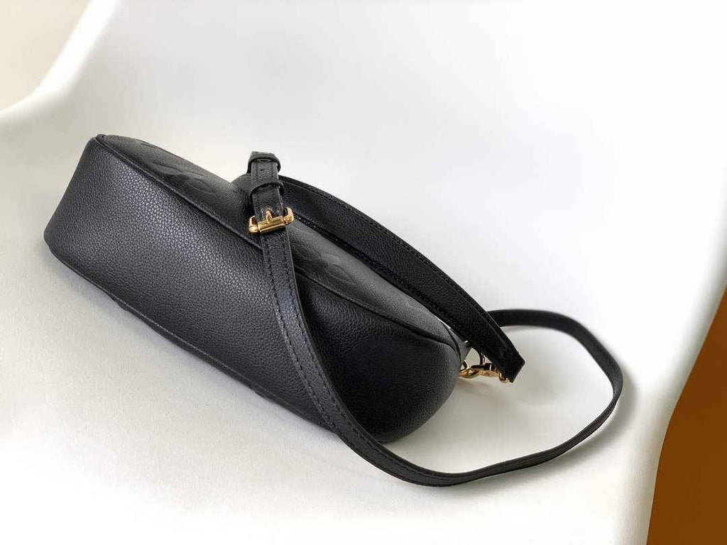 Louis Vuitton M46002 Bagatelle BB Shoulder Bag Leather Black