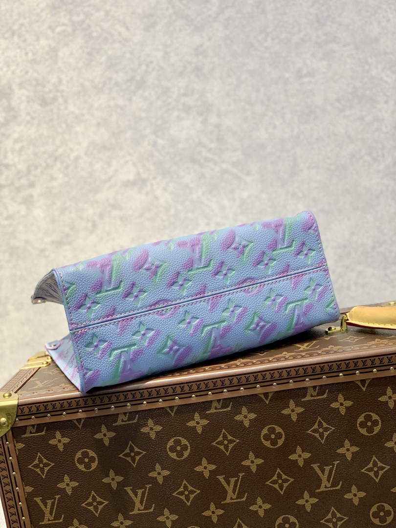 Louis Vuitton M46067 OnTheGo PM Tote Bag Blue - Default Title - View 3