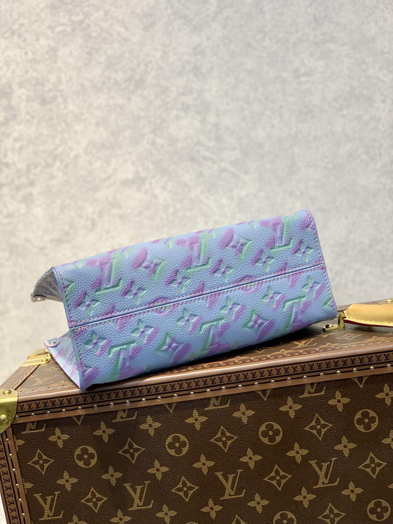 Louis Vuitton M46067 OnTheGo PM Tote Bag Blue - Default Title - View 3