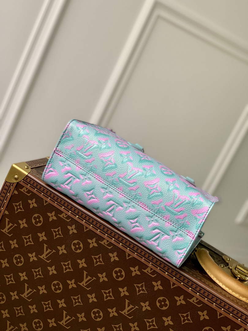 Louis Vuitton M46067 OnTheGo PM Tote Bag Light Blue - Default Title - View 4