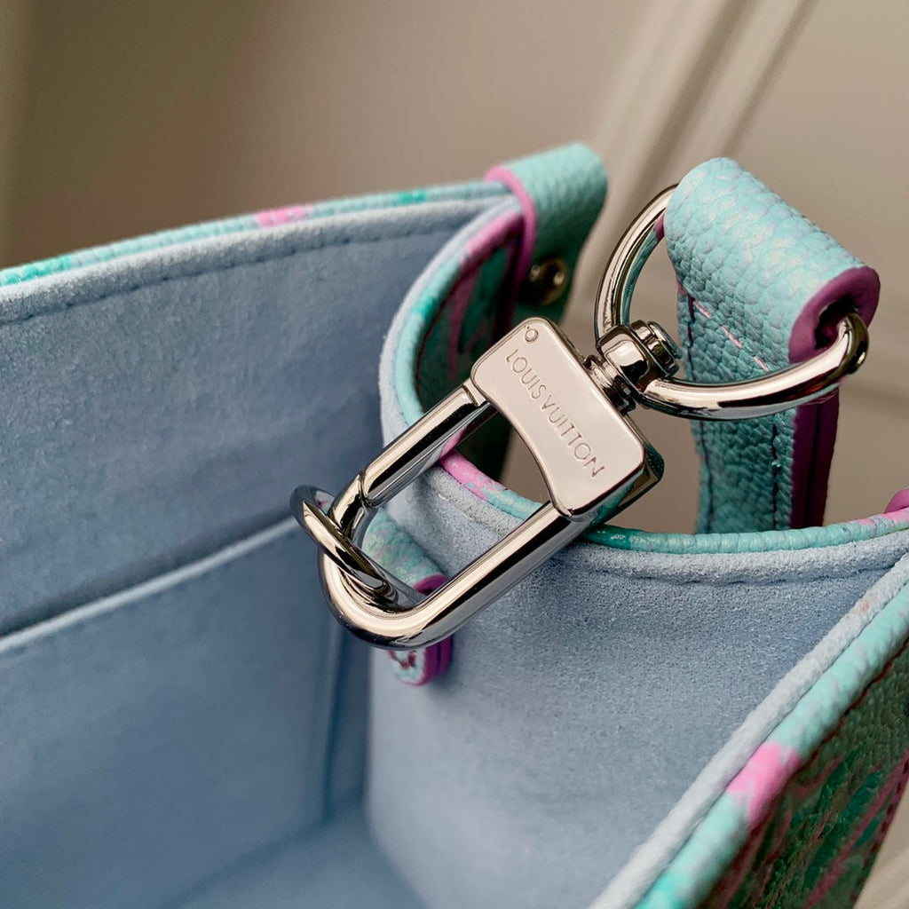 Louis Vuitton M46067 OnTheGo PM Tote Bag Light Blue - Default Title - View 5
